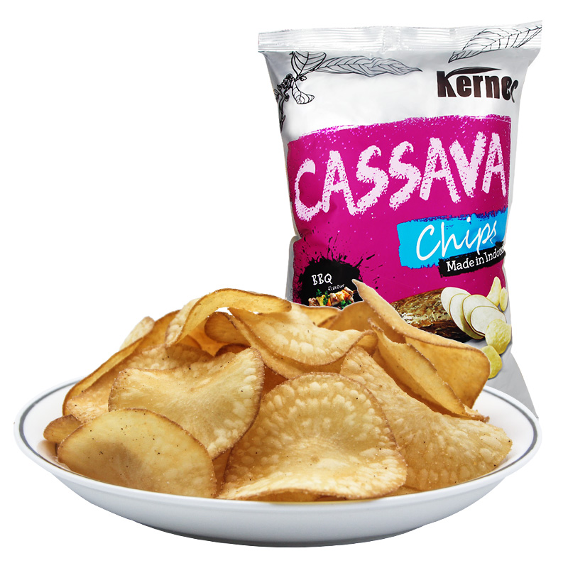 克恩兹印度尼西亚进口 kernes 克恩兹烧烤味木薯片150g