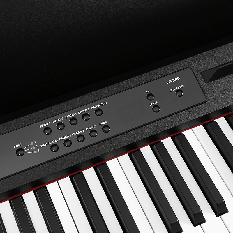 科音korg电钢琴便携式b2 家用立式lp380 成人88键重锤数码电子钢琴