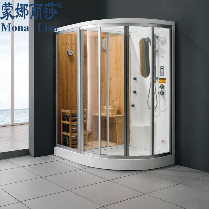 蒙娜丽莎(monalisa)整体淋浴房干湿蒸三用桑拿房m-8218 1570*1100*