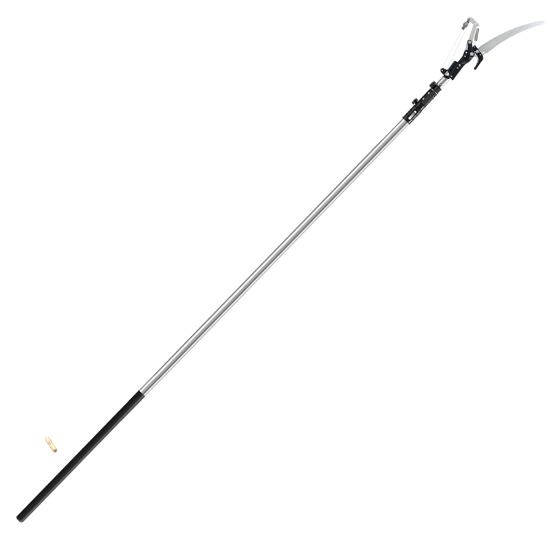 銀龍島德國銀龍島園林粗枝果樹(shù)高枝剪伸縮高空剪枝剪樹(shù)枝剪刀省力修樹(shù)鋸 1.7-5.4米卡扣式鋁合金桿+側鍘式