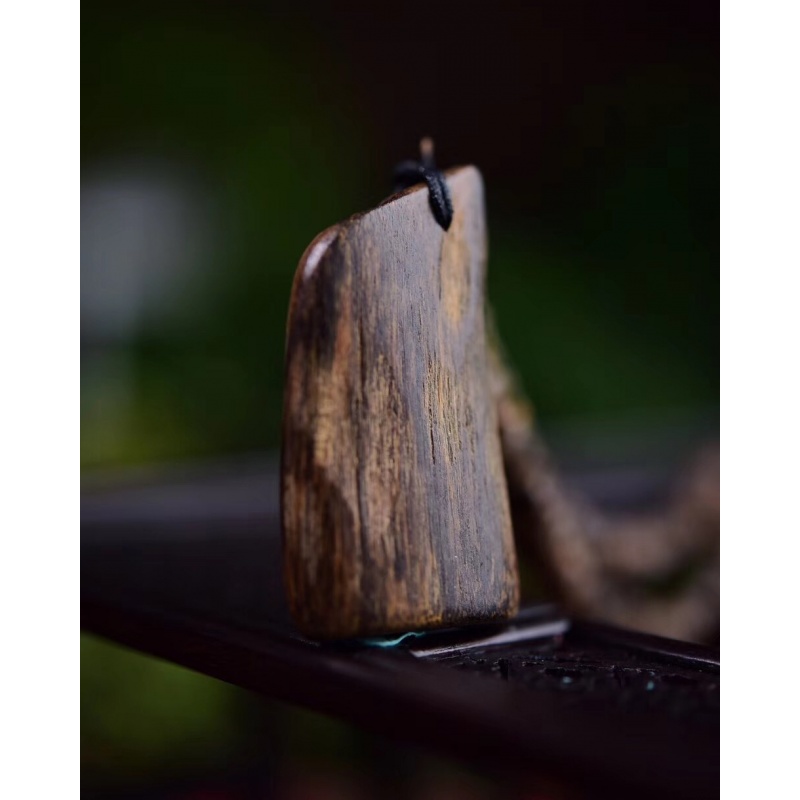 冰珂晶石天然老料达拉干沉香木吊坠项链文玩佛珠男士 礼品汽