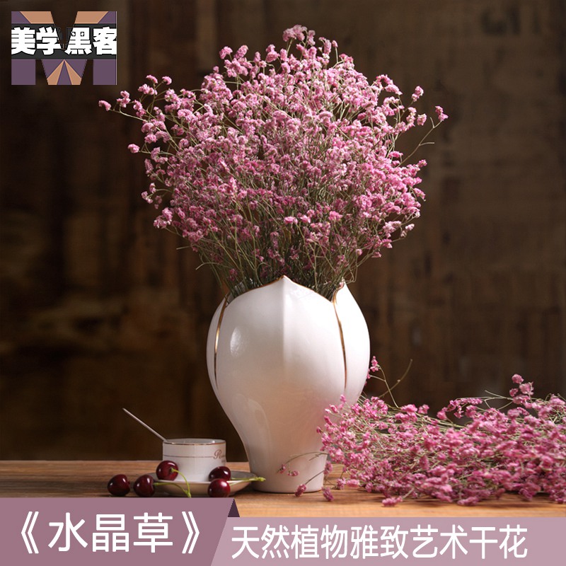 美学黑客 云南干花真花水晶草干花花束真花风干花批发客厅室内天然