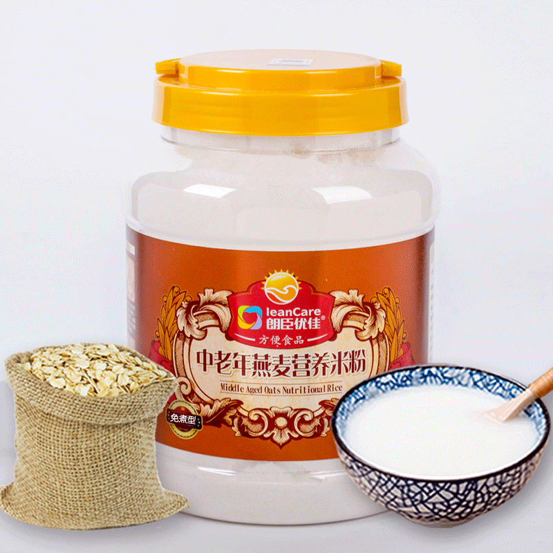 朗臣优佳中老年燕麦营养米粉米糊老人术后鼻饲流食无蔗糖