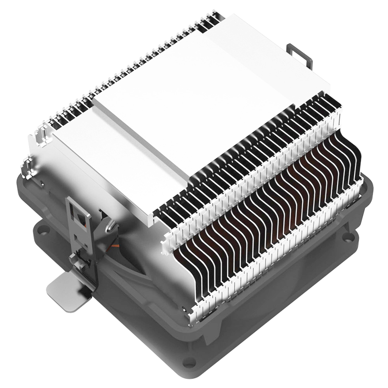 超频三（PCCOOLER）甲壳虫Q82 CPU散热器（多平台/8cm风扇/下吹式/ITX散热器/附带硅脂）