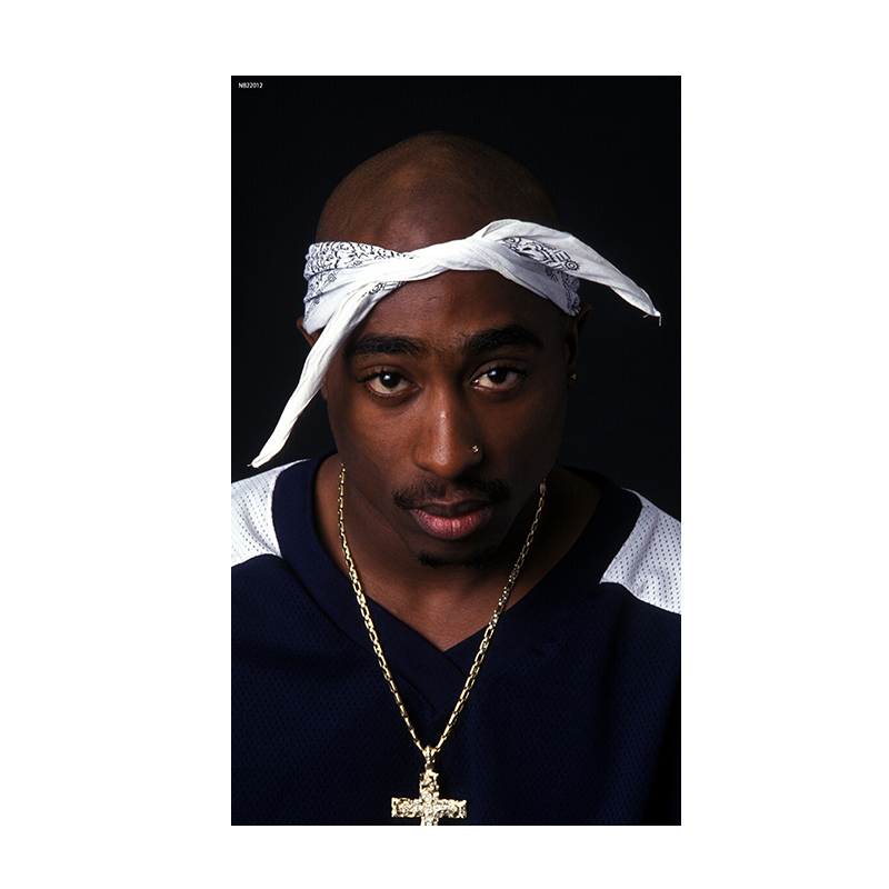 居梦坞 2pac图帕克 嘻哈说唱hiphop饶舌歌手tupac明星海报宿舍装饰画