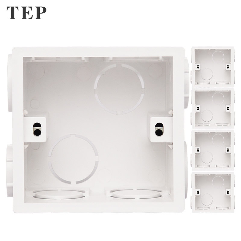tep国际电工 开关插座面板 家用86型通用底盒 暗盒 接线盒 接线盒