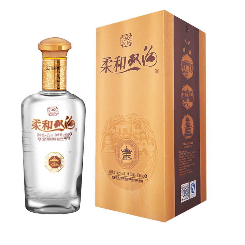 双沟 柔和双沟 金 2017年 42%vol 浓香型白酒 450ml 单瓶装