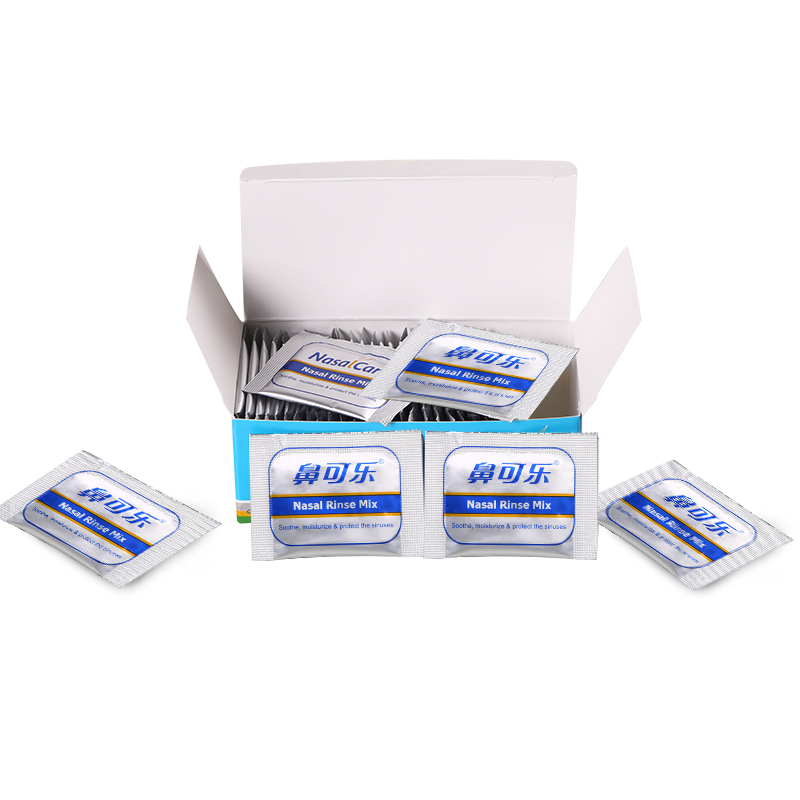 鼻可乐 洗鼻器成人 儿童过敏鼻炎鼻腔冲洗器 洗鼻盐鼻窦清洗器 【无洗鼻器】成人洗鼻剂30包/盒*3【90包】