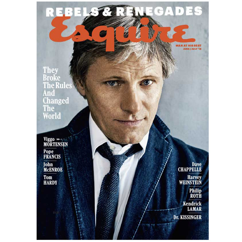 【包邮】【订阅】《esquire 时尚先生》美国版  时尚杂志 年订6期原版