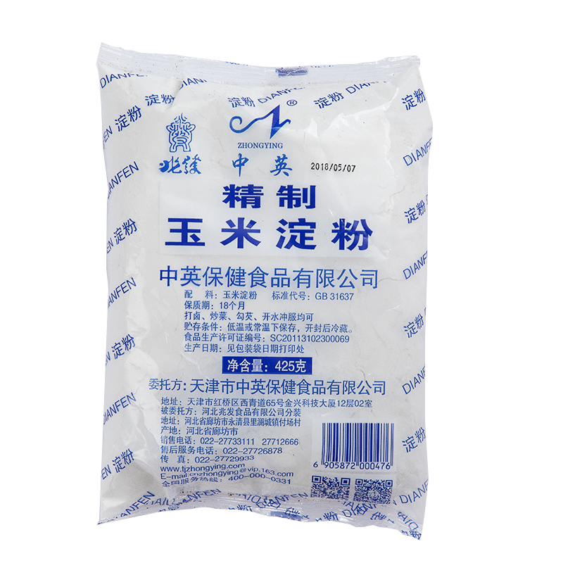 ZHONGYING 中英 精制玉米淀粉 425g