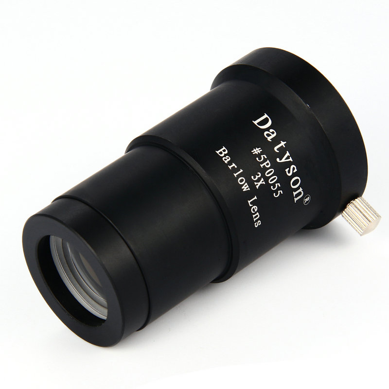 Datyson望远镜配件3X增倍镜1.25英寸Barlow lens全金属镜头巴洛镜5P0055