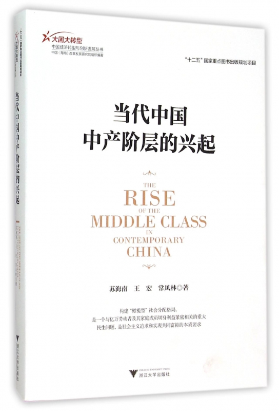 当代中国中产阶层的兴起/大国大转型中国经济转型与创新发展丛书
