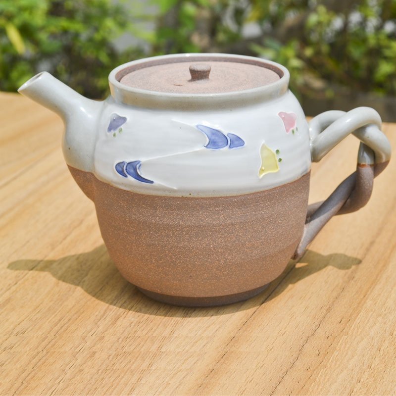 日本纯手工紫砂壶清水烧陶瓷茶壶原装进口泡茶壶带过滤孔小号功夫茶具