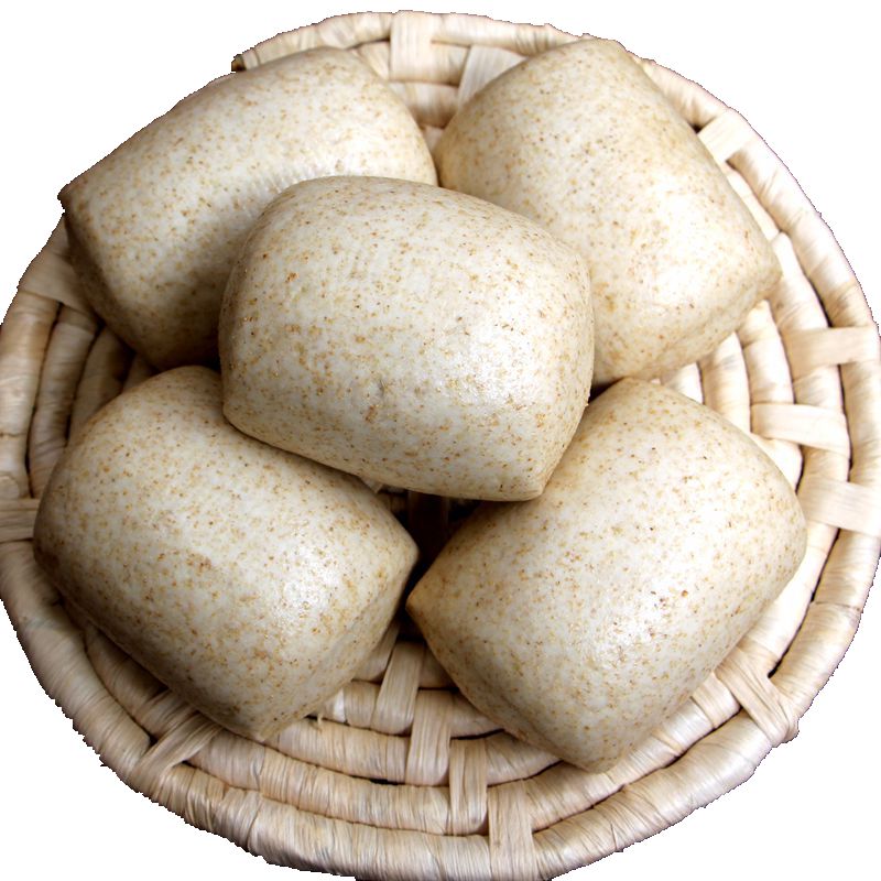 无蔗糖手工全麦馒头 老面发面卷子 面食早餐刀切馍馍 白面饽饽20个