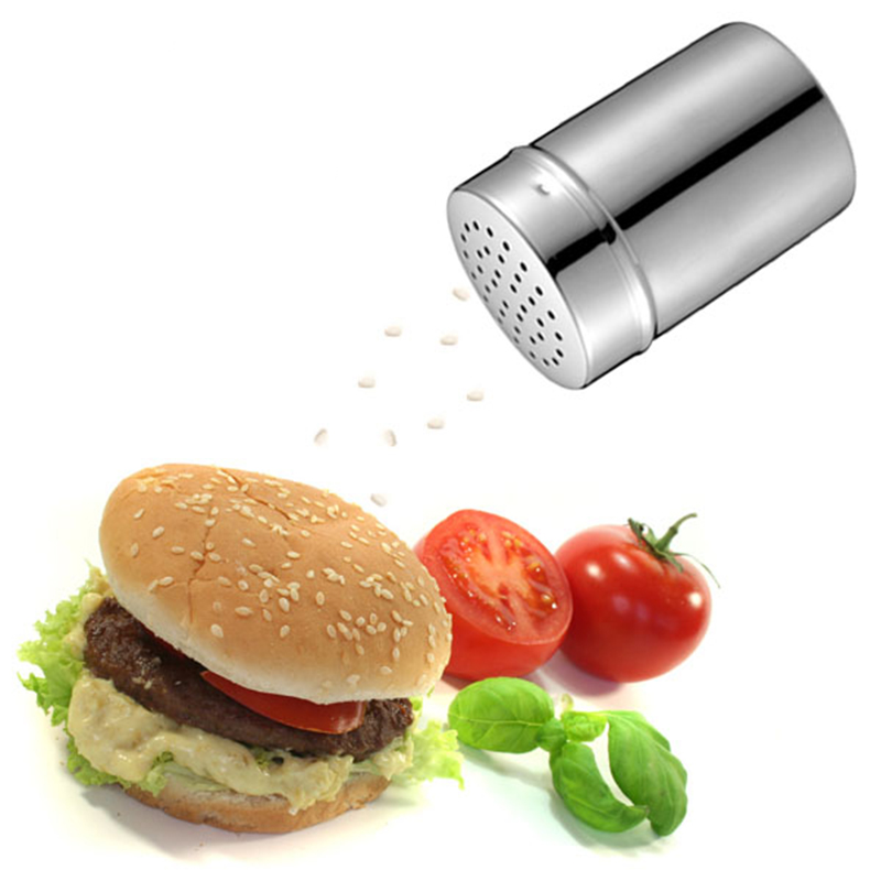 粉筒撒粉器大孔不锈钢粉筒芝麻辣椒粉香料玉桂粉可可粉调料撒粉器牙签