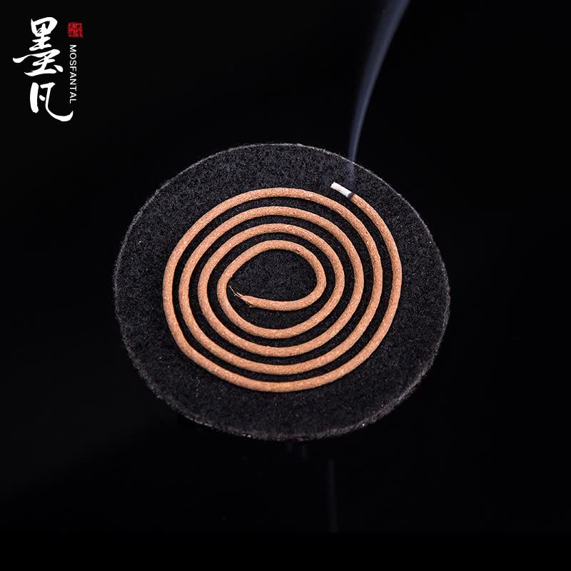 墨凡 香炉熏香盒防火棉防火隔热垫阻燃棉防火布耐高温棉垫香炉垫 圆形