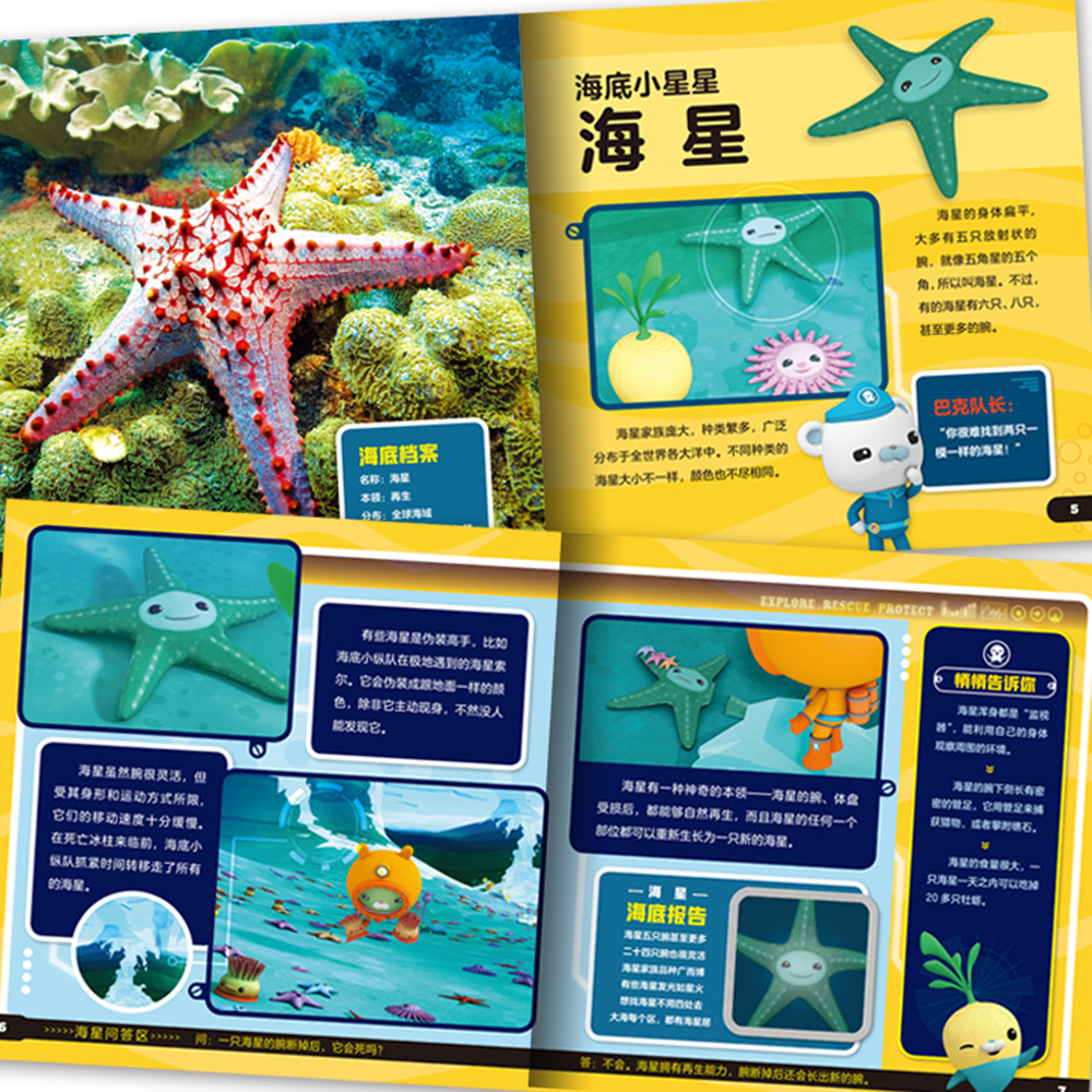 海底小纵队·海洋动物大探秘（套装全8册）详情图