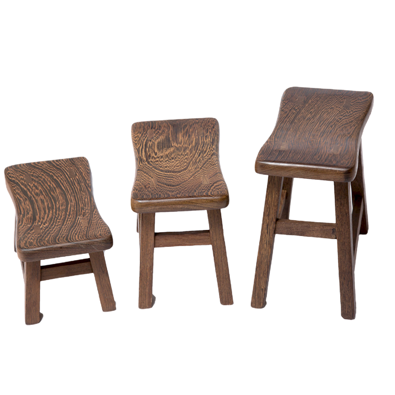 多颂 实木凳子中式简约小板凳家用换鞋凳子迷你小木凳 21高坐面29*15厘米