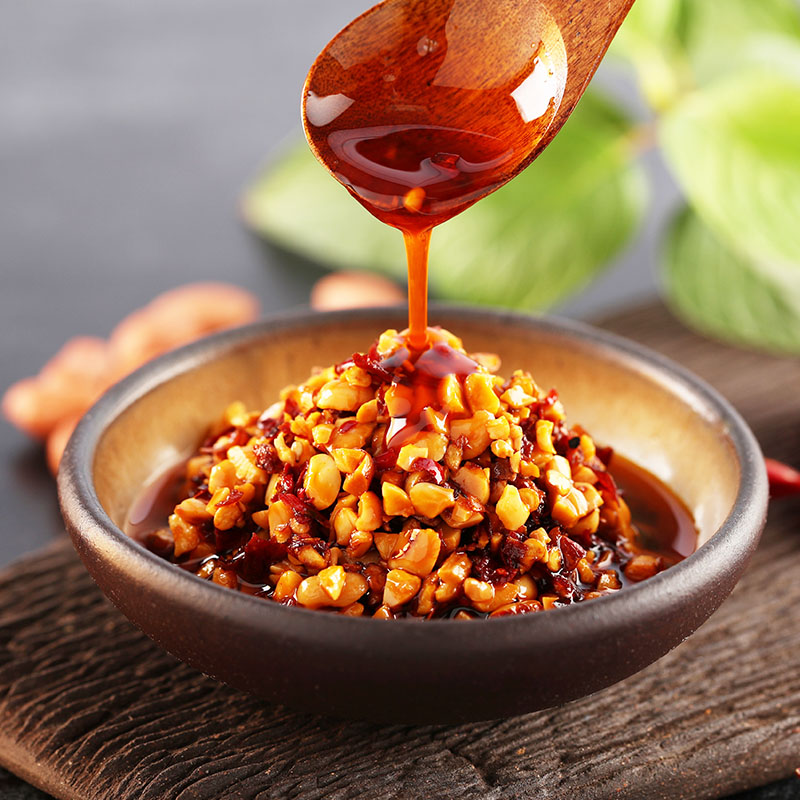 【饭爷辣椒酱组合装】杏鲍菇辣酱 下饭牛肉酱  花生香辣酱 620g