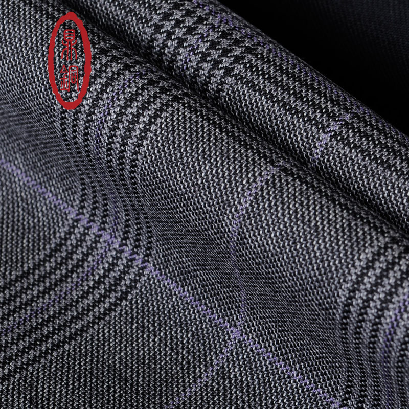 【去定制】鼎铜服饰 切瑞蒂cerruti 1881格子 150支纱 纯羊毛面料