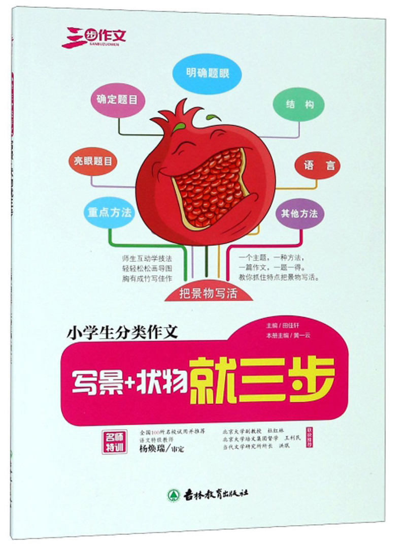 2020小学生分类作文写景+状物篇图示法教你写美景好物