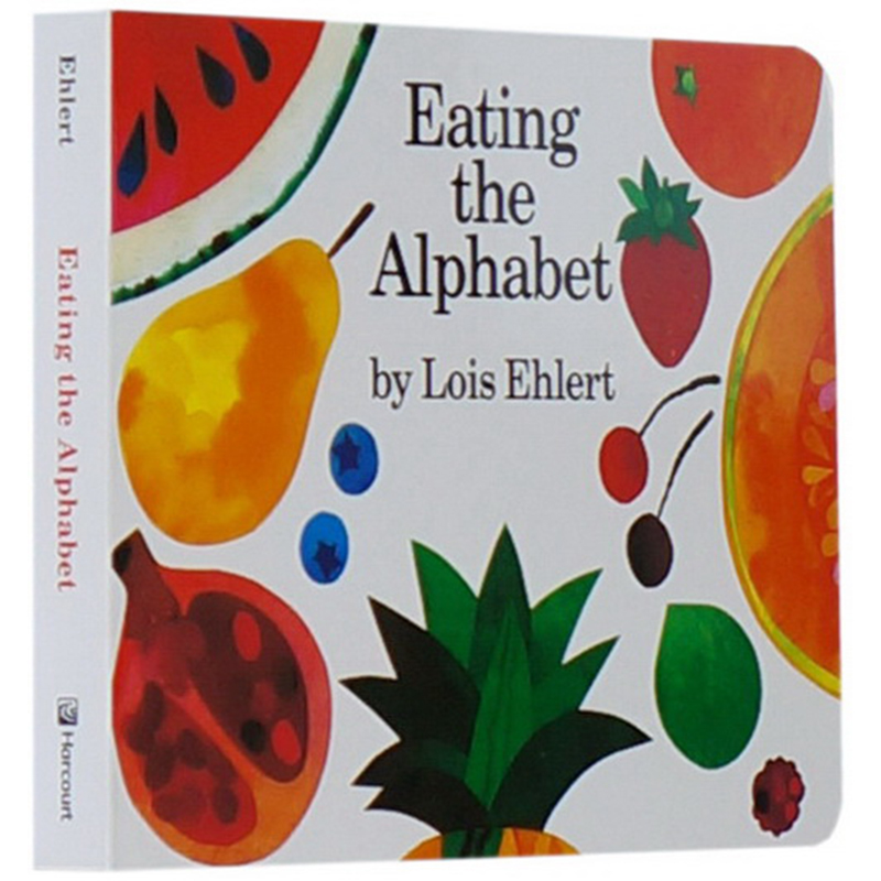 Eating the Alphabet by Lois Ehlert 英文原版绘本纸板书 廖彩杏书单
