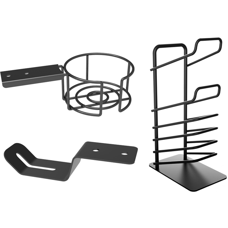 赛途PSEAT 电脑桌 电竞桌 家用台式竞技游戏手柄架水杯架耳机架 金属辅助挂架 01版【电竞桌三大挂件】