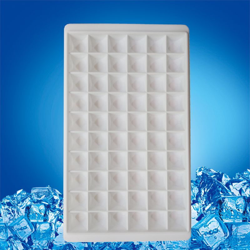 温庭方块冰格冰块盒制冰格子冰箱冻冰块DIY模具冰柜雪糕冰冻格子96格 96格 白色