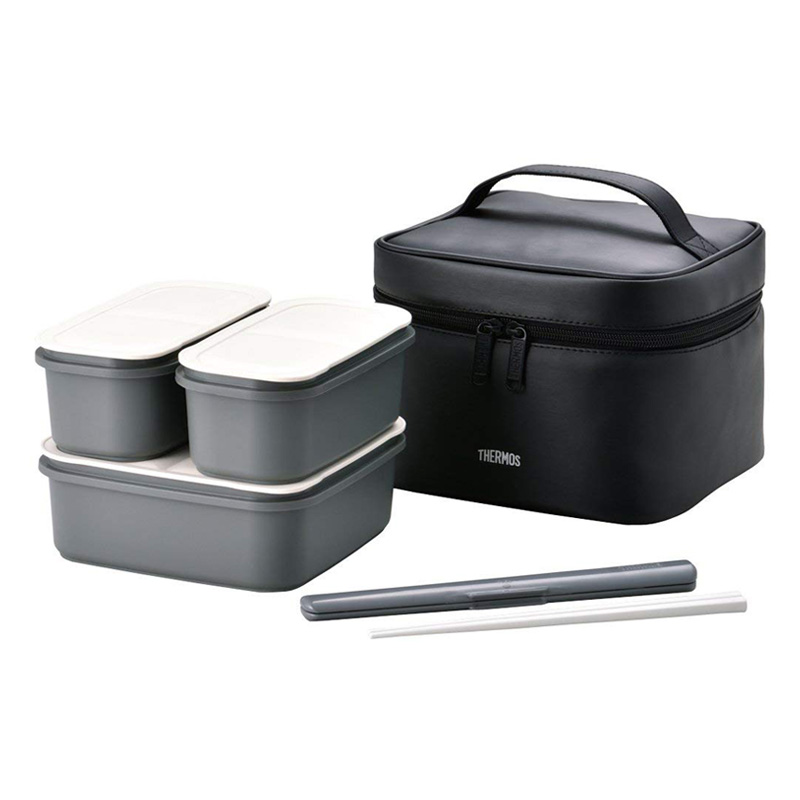 膳魔师(thermos)【海外直邮】大容量日式便当盒分隔保冷户外野餐盒