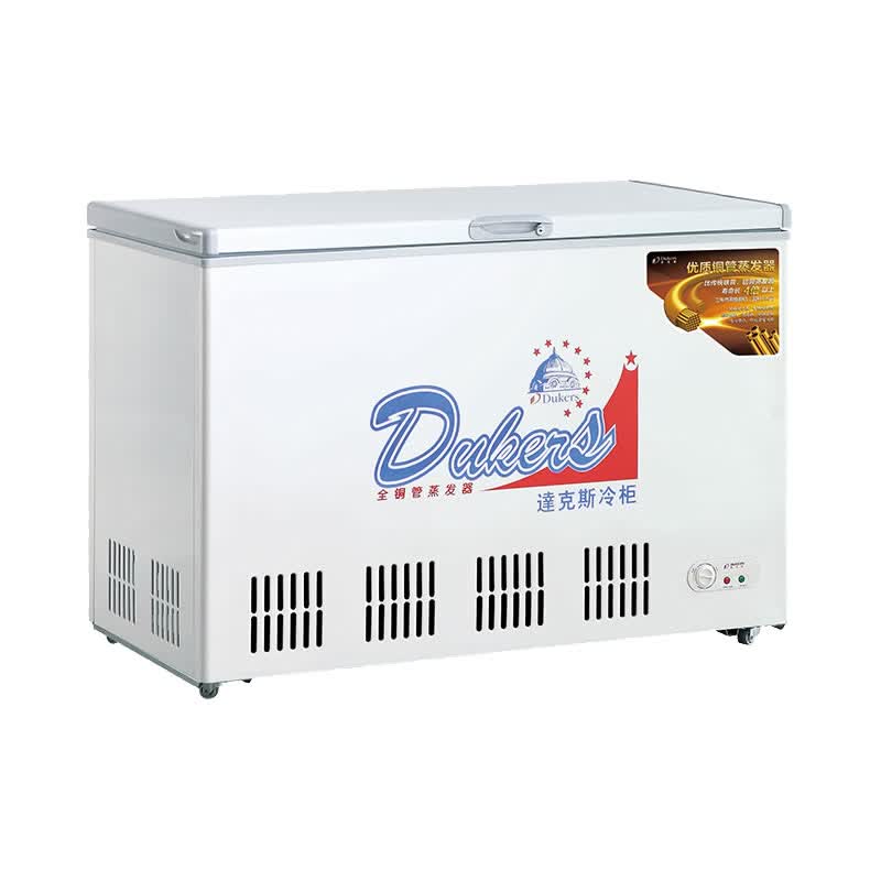 達克斯全铜管单温283升冷柜 商用雪糕冰柜 达克斯餐厅鲜肉海鲜冷藏