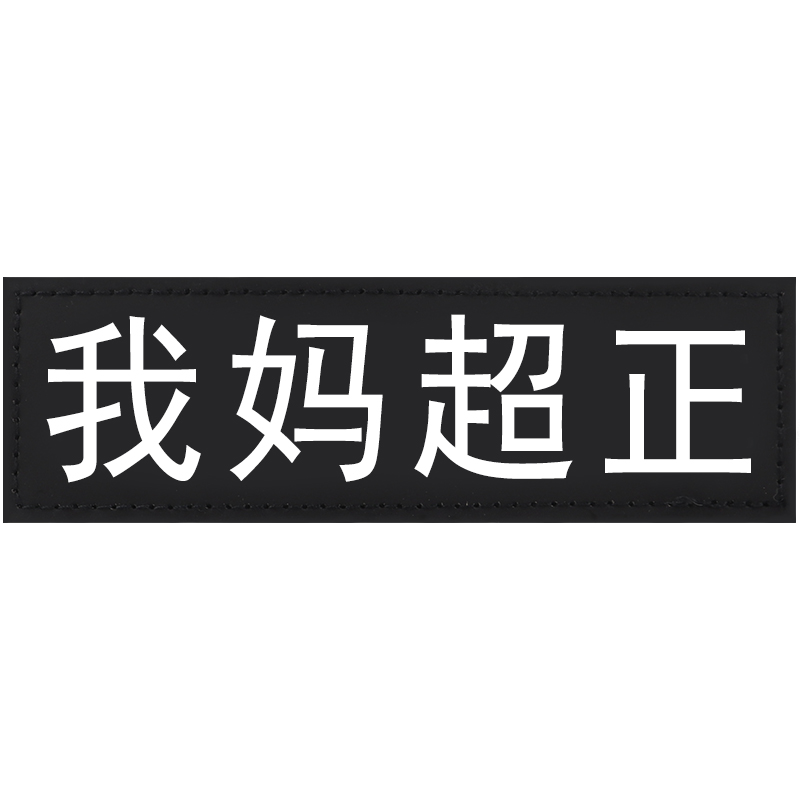 哈宝哈贝 宠物k9牵引绳胸背带魔术贴字帖 狗狗个性装饰字帖文字贴标