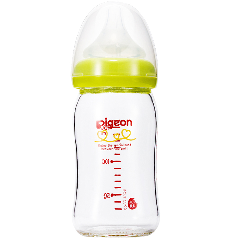 贝亲Pigeon新生儿宝宝婴儿玻璃奶瓶用了会不会胀气？？