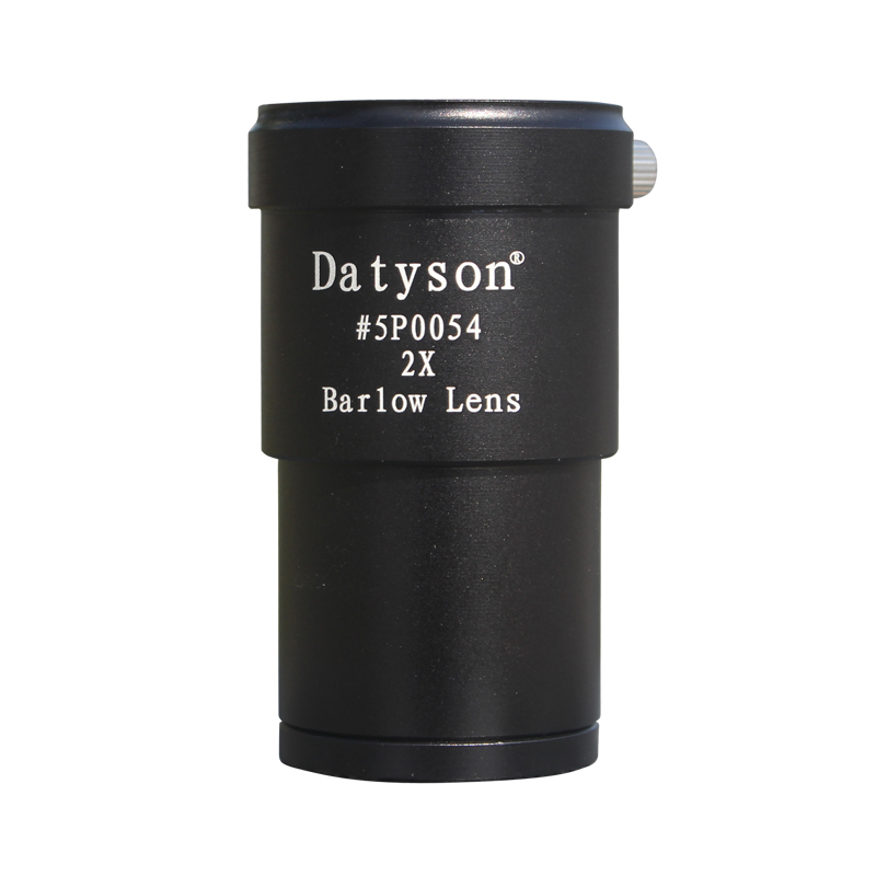 Datyson望远镜配件5P0054天文镜巴洛镜2X增倍镜1.25英寸全金属高清镜头