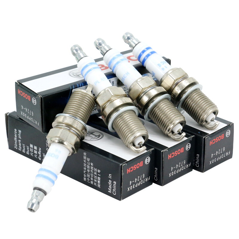 博世(bosch)  单铂金火花塞(四只价)fr7dpp30x  适用于  别克凯越1.