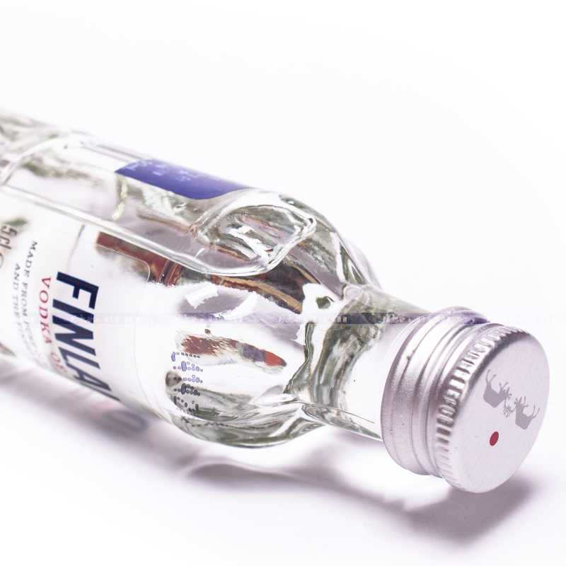 洋酒vodka芬兰伏特加酒原味玻璃瓶酒版 50ml 双瓶主图4