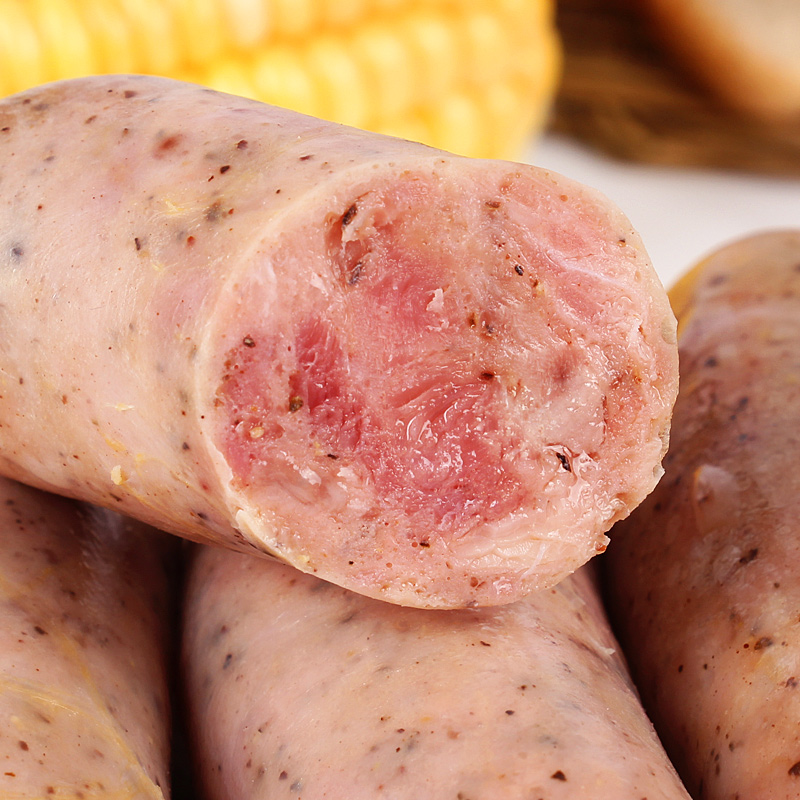 雄丰黑椒味地道肠3斤猪肉肠火山石烤肠肉肠烧烤早餐香肠预制菜肉制品