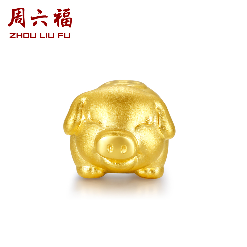 周六福（ZLF） 黄金转运珠女十二生肖猪事皆顺含皮绳 定价 1.05g 皮绳默认17cm+红色高性价比高么？