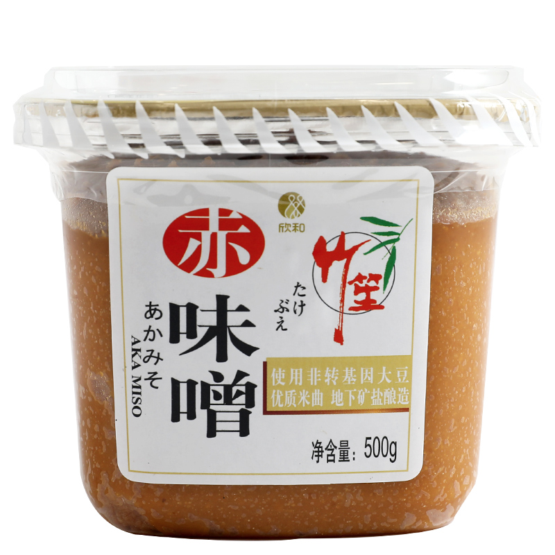 欣和（ Shinho） 竹笙赤味噌500g/盒 日式味增汤浓汤底料