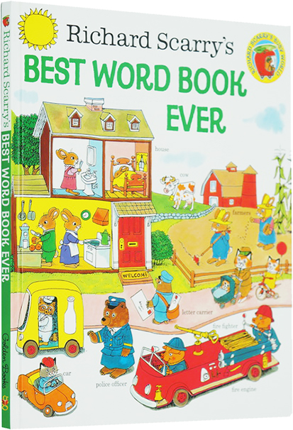 斯凯瑞系列 Richard Scarry's Best Word Book Ever 进口原版  单词学习