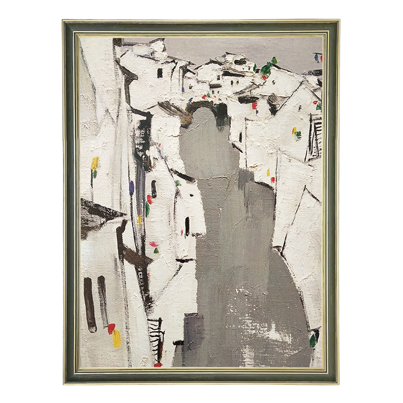 阿斯蒙迪阿斯蒙迪限量收藏艺术品版画亲笔签名玄关风景画客厅挂画