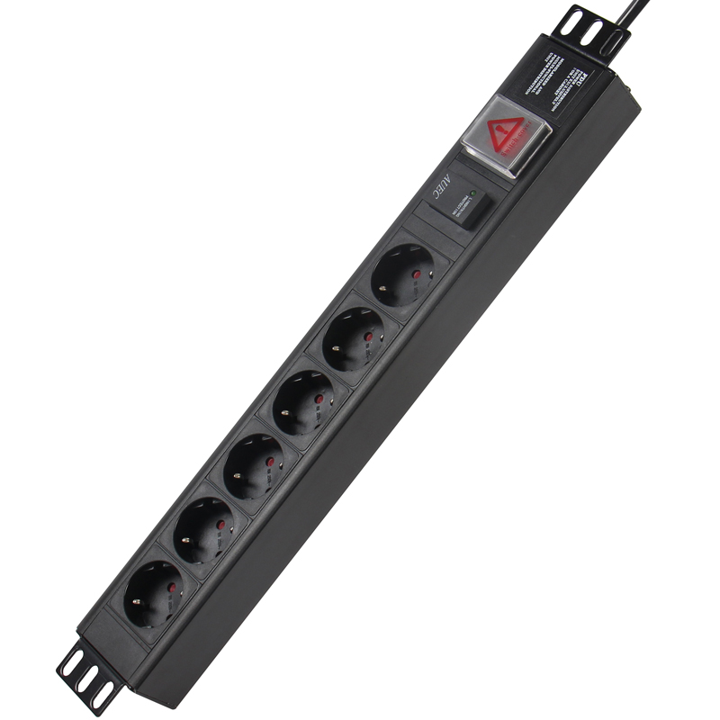 购旺 gowone欧标pdu机柜插座德标/法标电源插排工业插线板10a/16a欧式