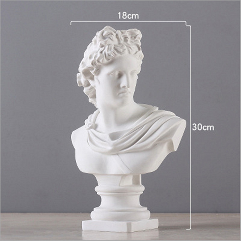 花艺赫 欧式创意人物大卫贝多芬石膏艺术雕像工艺品摆件家具装饰品