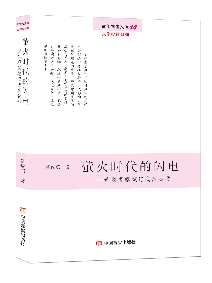 萤火时代的闪电：诗歌观察笔记或反省书