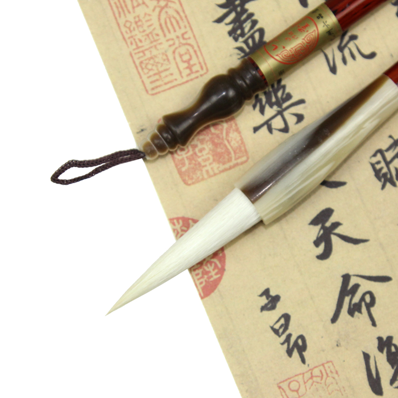 六品堂 毛笔文房四宝书法用笔湖州精品羊毫优毫长锋