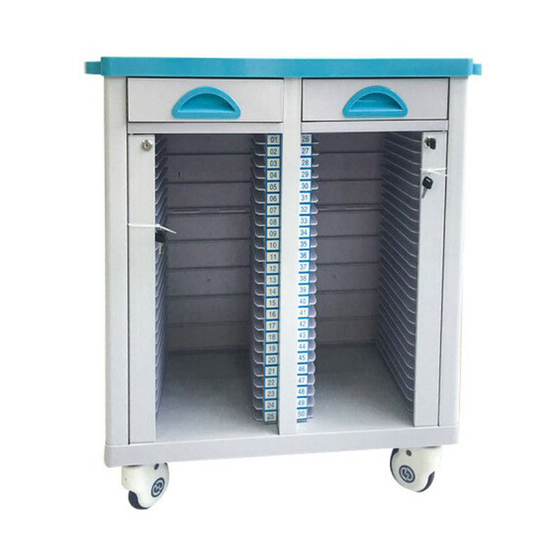 病历夹推车abs病历车病历架病历柜子病例车25格30格50格60格 a款20格