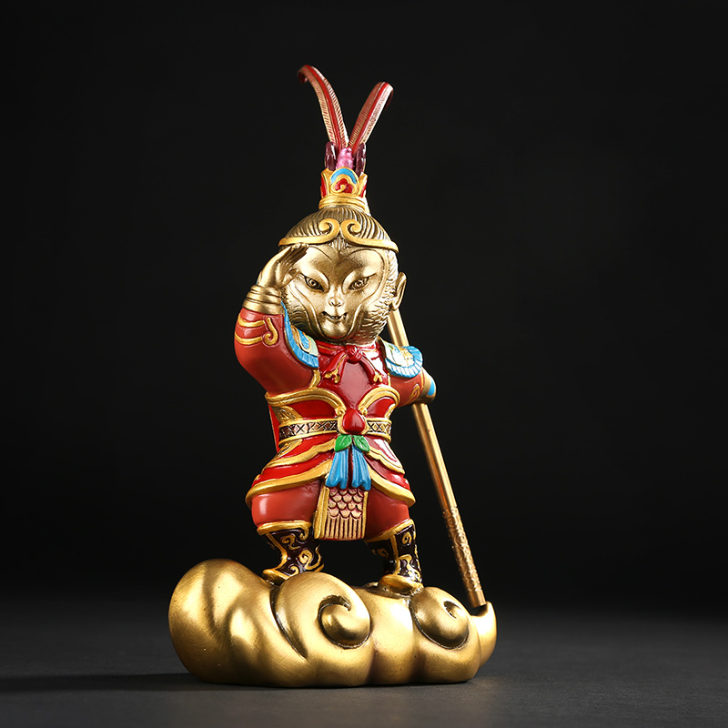 铜欣祥斗战胜佛摆件