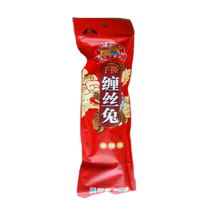熊家婆 四川特产广汉手撕缠丝兔350克 熊家婆缠丝兔肉开袋即食 麻辣