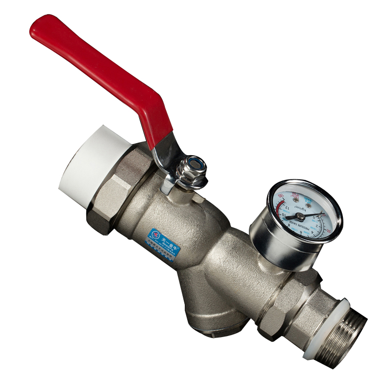 天一金牛 ppr 地暖阀门 过滤器阀门 分水器阀门压力表阀门32 1寸 1寸