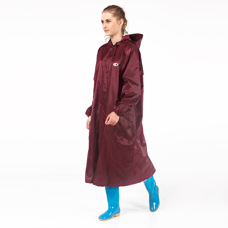 imate亿美y016多功能 摩托车电动车雨衣徒步雨衣雨披 枣红 均码