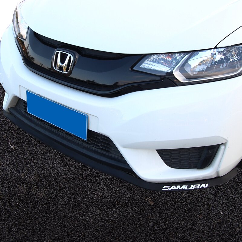 迪彦适用于本田飞度改装小包围 橡胶侧裙边前唇前铲软防撞胶条改装